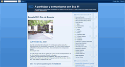 Desktop Screenshot of escuela41.blogspot.com