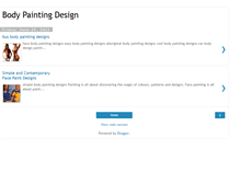 Tablet Screenshot of body-paintingdesign.blogspot.com