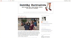 Desktop Screenshot of dorothysurrenders.blogspot.com