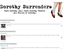 Tablet Screenshot of dorothysurrenders.blogspot.com