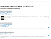 Tablet Screenshot of commonwealth-games-india2010.blogspot.com