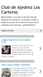 Mobile Screenshot of clubdeajedrezloscarteros.blogspot.com