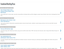Tablet Screenshot of lookalikebyfox.blogspot.com