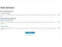 Tablet Screenshot of notakembara.blogspot.com