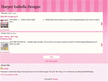 Tablet Screenshot of harperisabelladesigns.blogspot.com