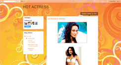 Desktop Screenshot of hotactress.blogspot.com