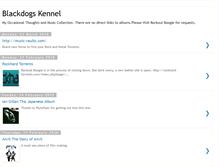 Tablet Screenshot of blackdogs-kennel.blogspot.com