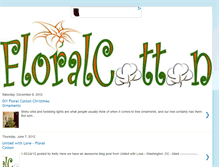 Tablet Screenshot of floralcotton.blogspot.com