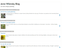 Tablet Screenshot of annewilensky.blogspot.com