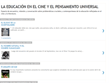 Tablet Screenshot of educacioncineyliteratura.blogspot.com