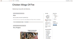 Desktop Screenshot of chickenwingsoffire.blogspot.com