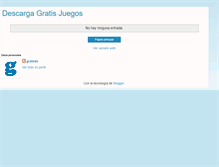 Tablet Screenshot of descarga-gratis-juegos.blogspot.com