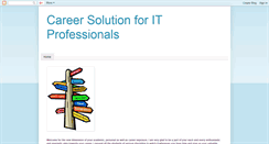 Desktop Screenshot of it-career-solution-provider.blogspot.com