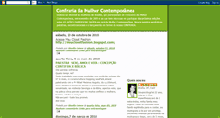 Desktop Screenshot of confrariadamulhercontemporanea.blogspot.com