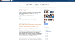Desktop Screenshot of georgiaimmigration.blogspot.com