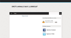 Desktop Screenshot of dretsanimalsbaixllobregat.blogspot.com