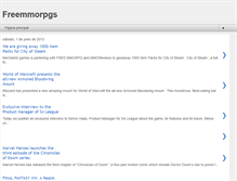 Tablet Screenshot of bestfreemmorpgs.blogspot.com