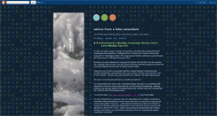 Desktop Screenshot of fakeconsultant.blogspot.com