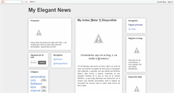 Desktop Screenshot of myelegantnews.blogspot.com