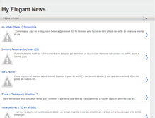 Tablet Screenshot of myelegantnews.blogspot.com