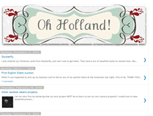 Tablet Screenshot of ohholland.blogspot.com