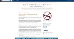 Desktop Screenshot of birdadvocates.blogspot.com