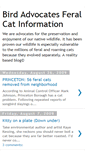 Mobile Screenshot of birdadvocates.blogspot.com