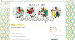 Desktop Screenshot of linguadecrianca.blogspot.com