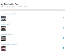 Tablet Screenshot of my-favourite-car.blogspot.com