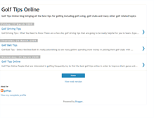 Tablet Screenshot of golftips-online.blogspot.com