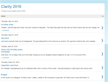 Tablet Screenshot of clarity2005.blogspot.com