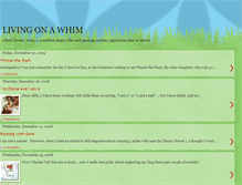 Tablet Screenshot of lifeonawhim.blogspot.com