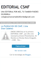 Mobile Screenshot of editorialcsmf.blogspot.com