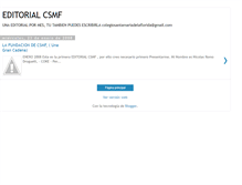 Tablet Screenshot of editorialcsmf.blogspot.com