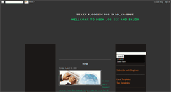 Desktop Screenshot of deshjob.blogspot.com