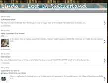 Tablet Screenshot of linda-lostinswitzerland.blogspot.com