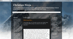 Desktop Screenshot of christian-ninja.blogspot.com