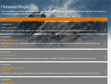 Tablet Screenshot of christian-ninja.blogspot.com