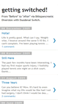 Mobile Screenshot of gettingswitched.blogspot.com