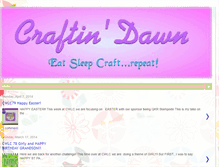 Tablet Screenshot of craftin-dawn.blogspot.com