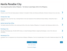 Tablet Screenshot of paradisephilippines-manila.blogspot.com