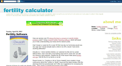 Desktop Screenshot of fertility-calculator.blogspot.com