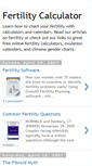 Mobile Screenshot of fertility-calculator.blogspot.com