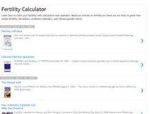 Tablet Screenshot of fertility-calculator.blogspot.com