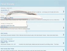 Tablet Screenshot of heistsociety.blogspot.com