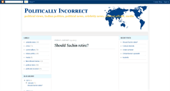 Desktop Screenshot of incorrect-politically.blogspot.com