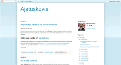 Desktop Screenshot of ajatuskuvia.blogspot.com