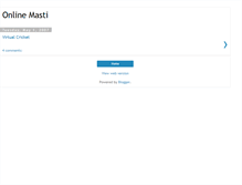 Tablet Screenshot of onlinemasti.blogspot.com