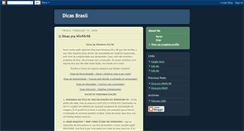 Desktop Screenshot of dicasbrasil.blogspot.com