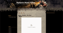 Desktop Screenshot of music-videos-myspace.blogspot.com